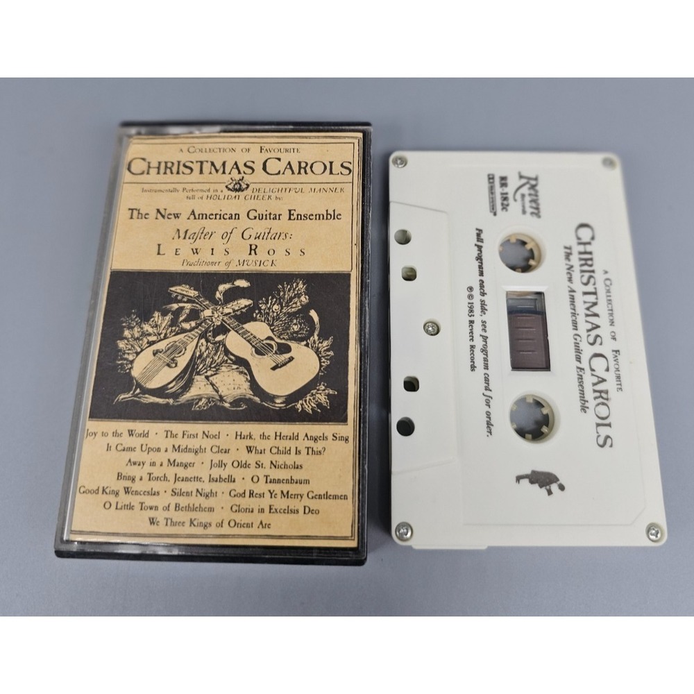 A Collection of Favorite Christmas Carols Lewis Ross Cassette Tape Holiday Music